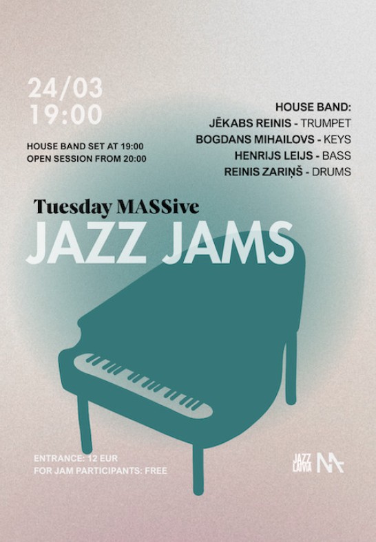 Tuesday MASSive Jazz Jams | 24/03