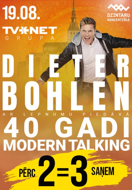 Dīters Bolens (Dieter Bohlen). 40 gadi Modern Talking