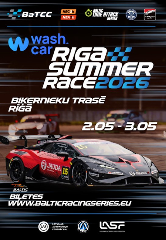 WashCar Riga Summer Race 2026