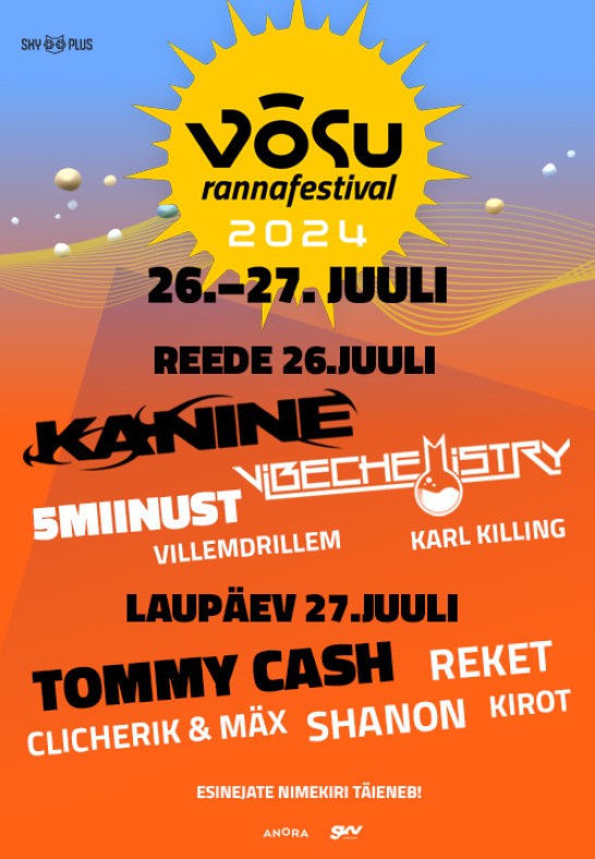 Võsu Rannafestival 2024 / 1 day ticket 26.07