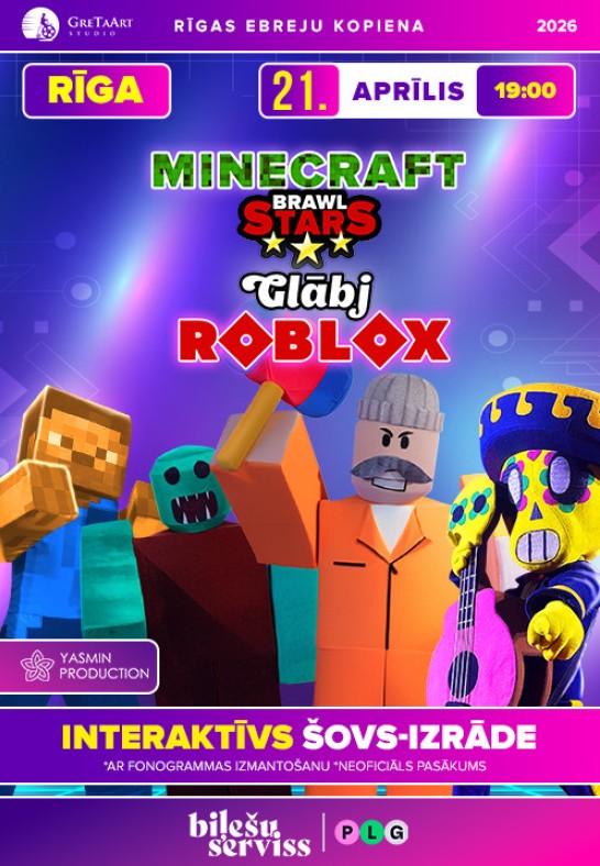 Minecraft&Brawl Stars glābj Roblox