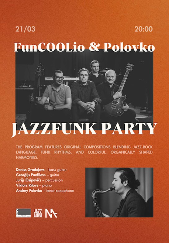 JazzFunk party | FunCOOLio & Polovko