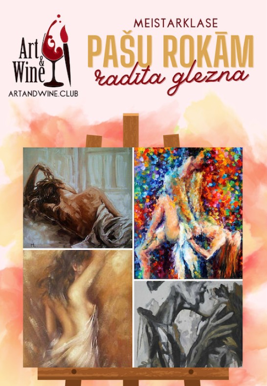 Art&Wine radošā meistarklase: Zīmējam 'Kaisle'