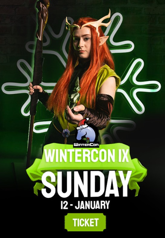 WinterCon IX svētdienas biļete