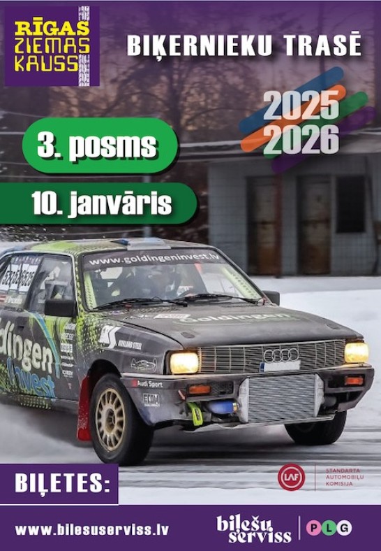 Rīgas ziemas kauss 25/26, 3.posms