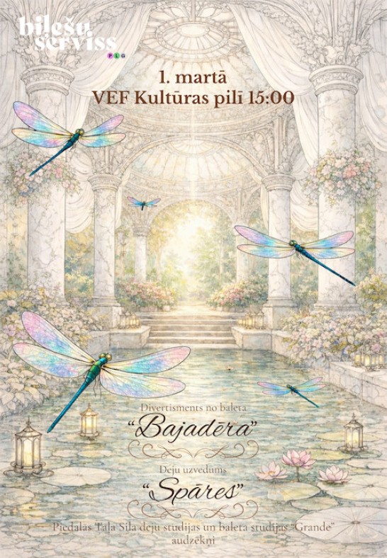 Koncerts - baleta viencēlieni  'Bajadēra" un "Spāres'