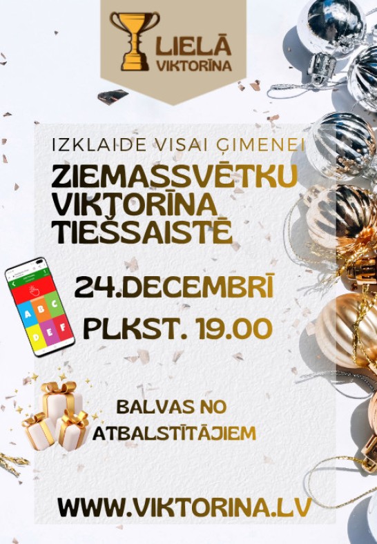 Ziemassvētku viktorīna tiešsaistē