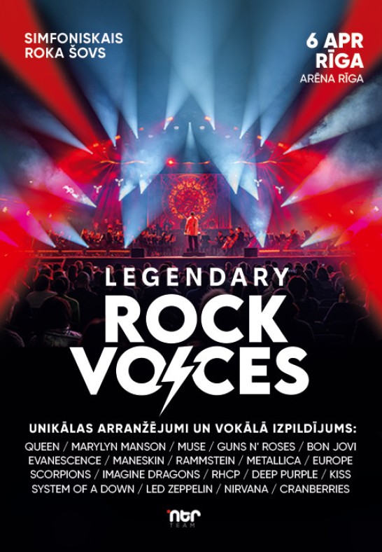 Legendary Rock Voices Simfoniskais roka šovs