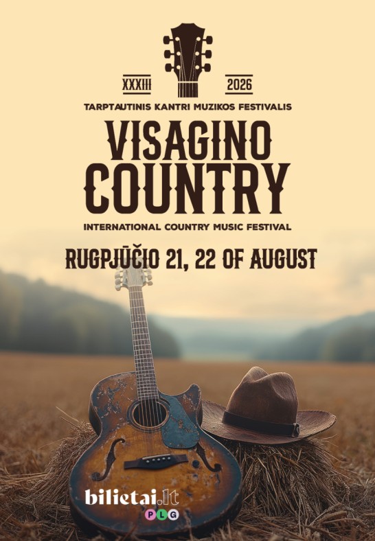 PENKTADIENIO BILIETAS | Tarptautinis muzikos festivalis VISAGINO COUNTRY 2026