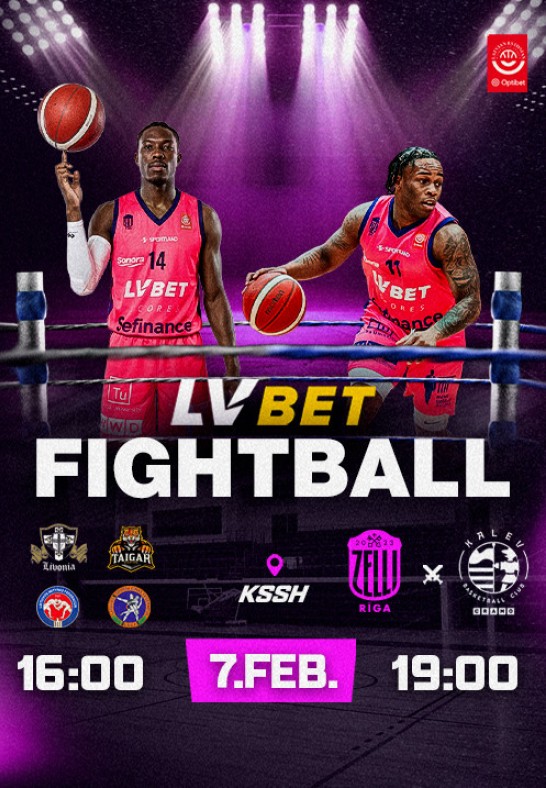 LV Bet Fightball Show II: Rīgas Zeļļi vs Kalev/Cramo