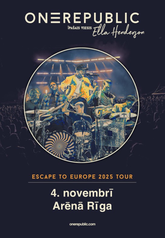 OneRepublic - Escape To Europe 2025 Tour