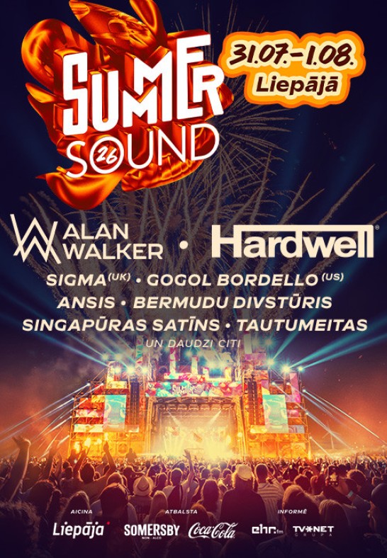 Sestdienas Biļete (Saturday Ticket) - Summer Sound festivāls 2026