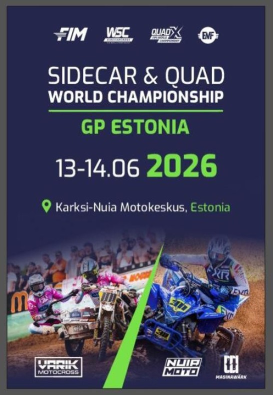 Karavani, matkaauto parkla / Külgkorvide motokrossi ja quadide maailmameistrivõistluste etapp Karksi-Nuia Motokeskuses