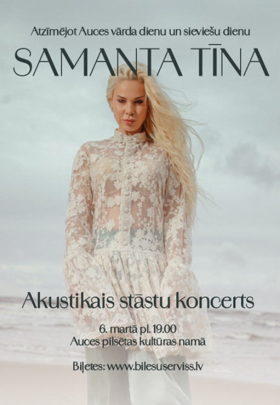 Samanta Tīna- Akustiskais stāstu koncerts