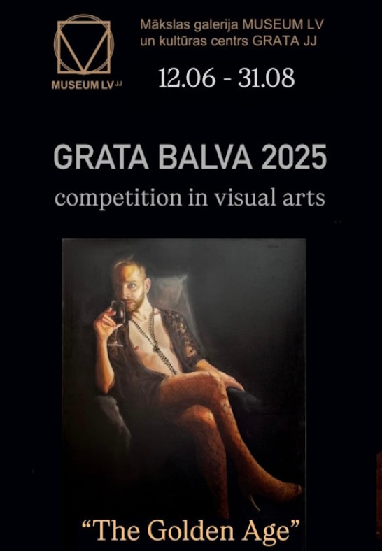 Starptautiskā konkursa izstāde Grata Balva 2025 'Zelta laikmets' galerijā MuseumLV