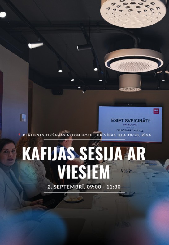 BNI Barons - kafijas sesija ar viesiem