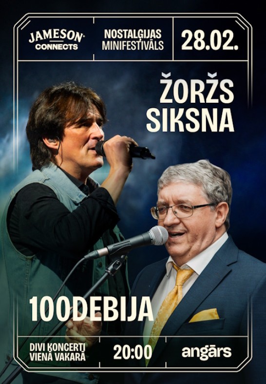 Nostalģijas minifestivāls: Žoržs Siksna un 100Debija