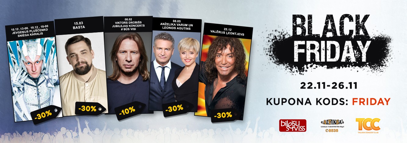 Uzmanību! Pasaules izpārdošanu akcija Melnā Piektdiena (Black Friday)